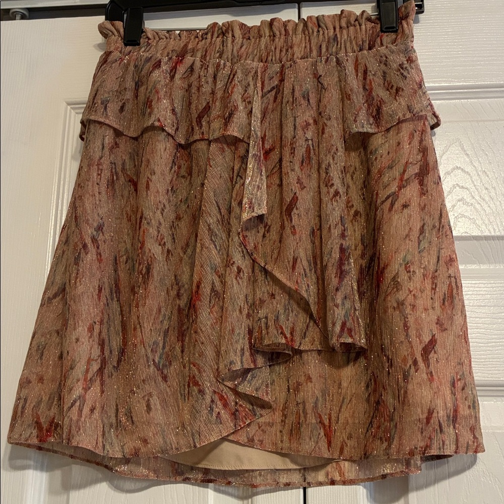 IRO Multicolor Ruffled Mini Skirt, New With Out Tags. - Picture 5 of 15